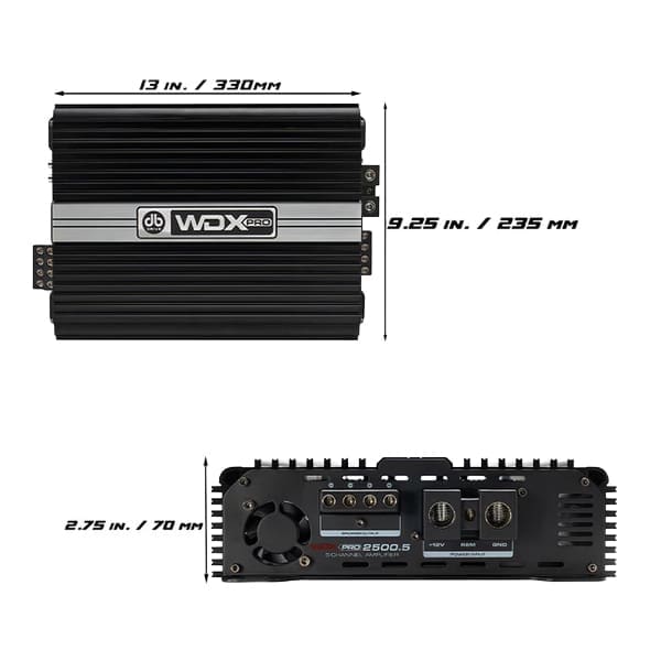 DB Drive WDX PRO2500.5 5-Channel Full-Range Class D Amplifier